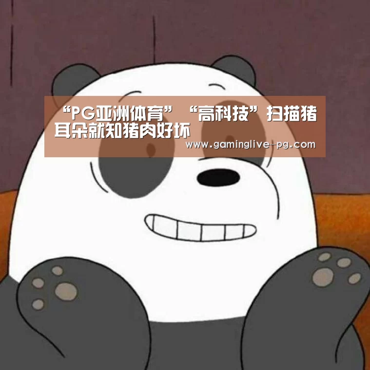 “PG亚洲体育”“高科技”扫描猪耳朵就知猪肉好坏(图3) PG平台